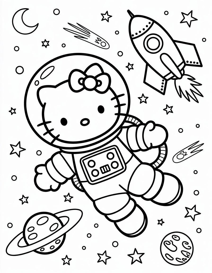 Astronaut Hello Kitty